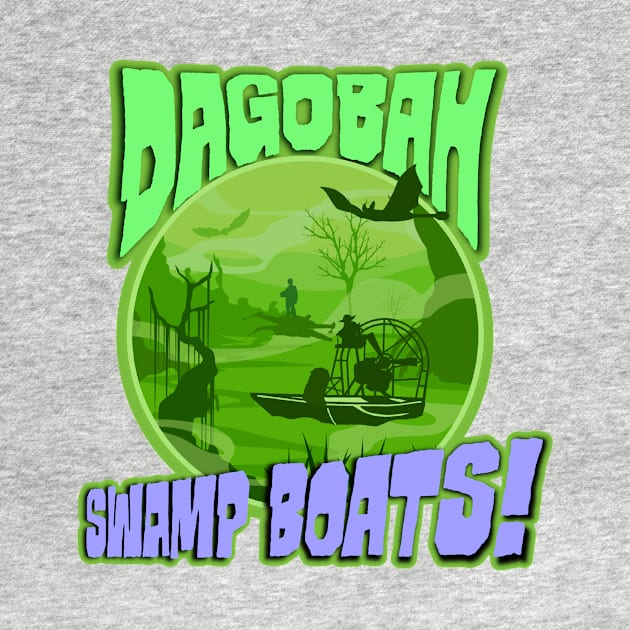 Dagobah Swamp Boats! by EnchantedTikiTees